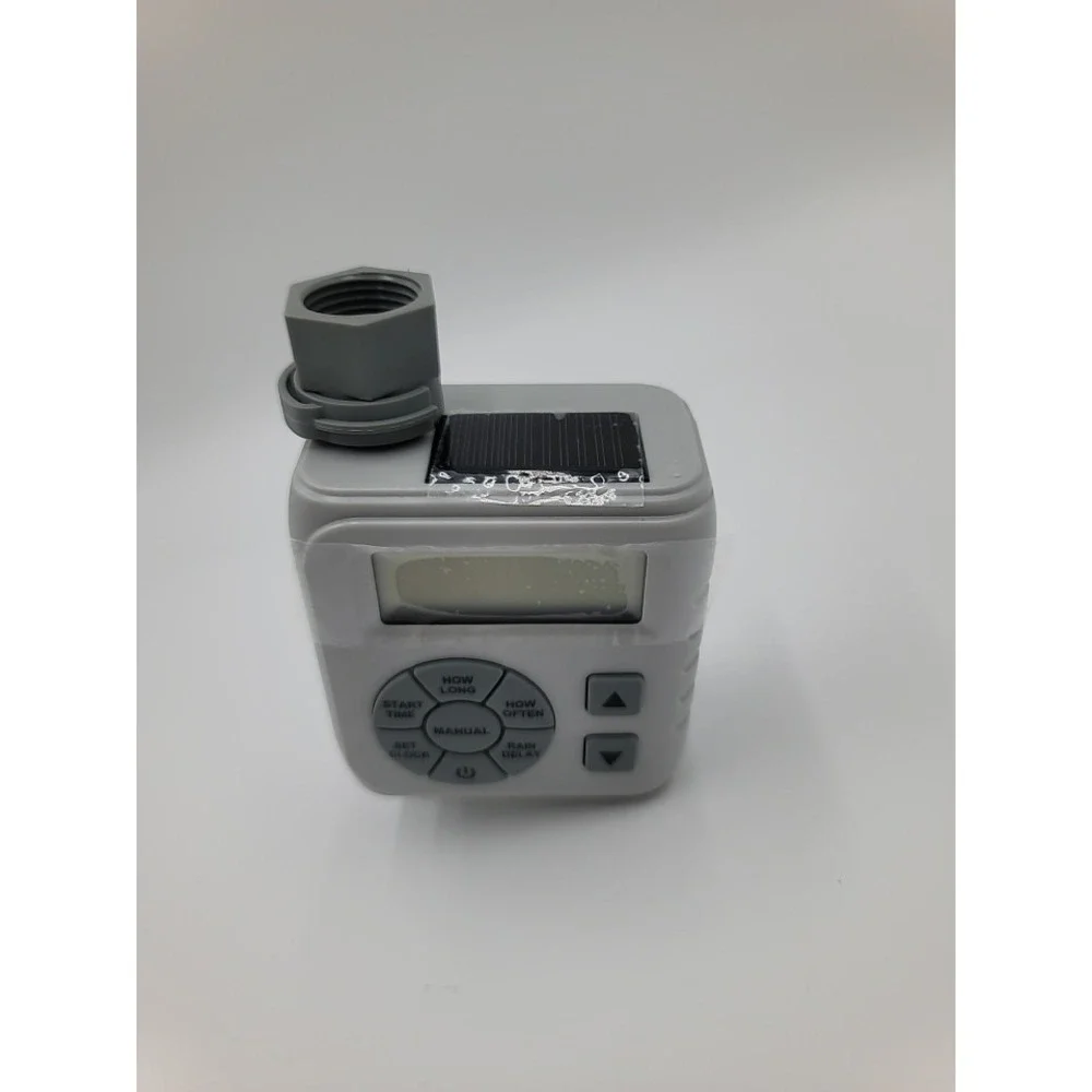 Sprinkler Timer Programmable Irrigation Water Timer for Garden‎ Hose Solar/Batt